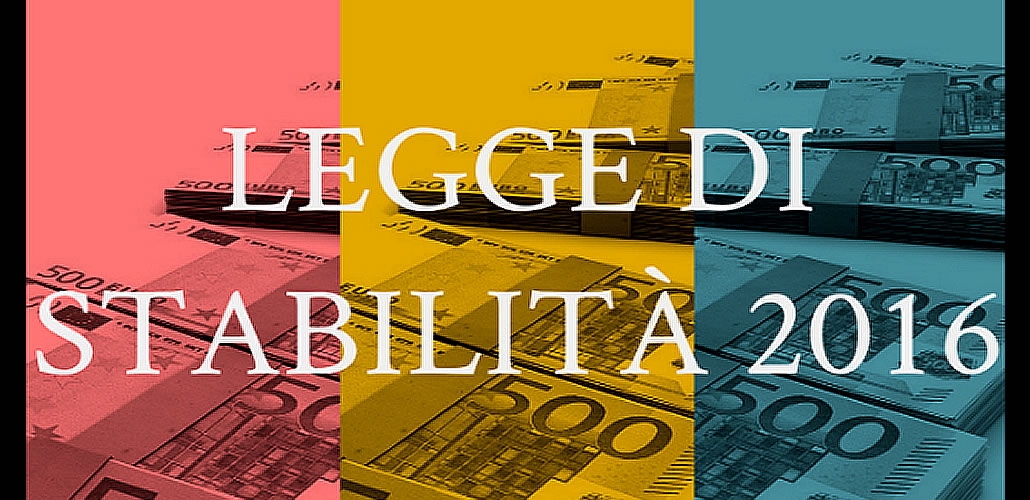Legge di stabilita 2016