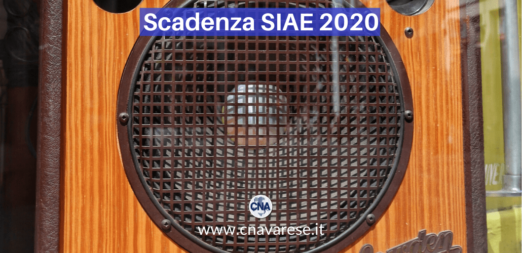 scadenza siae 2020