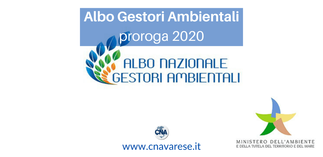 albo gestori ambientali proroga