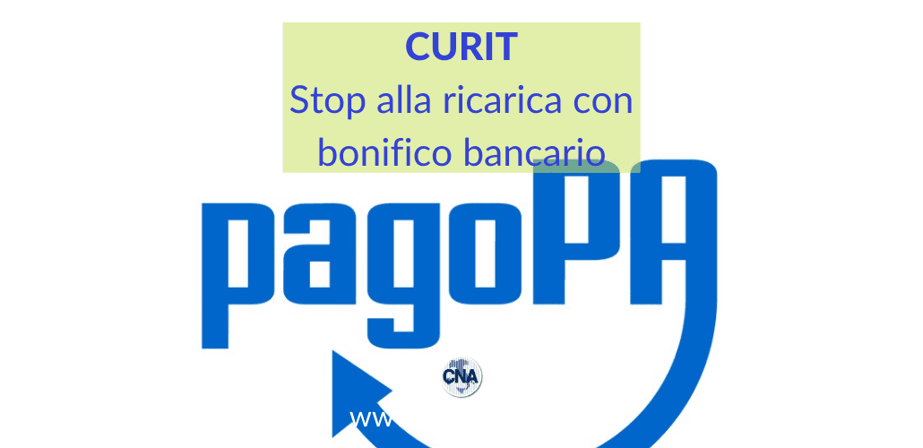 curit ricarica bonifico bancario