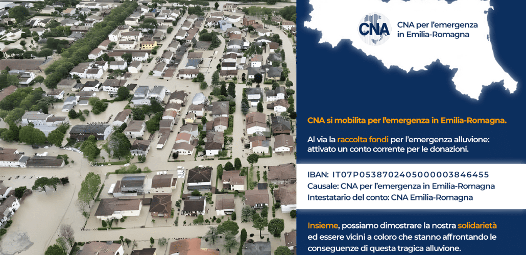 CNA si mobilita per l’emergenza in Emilia-Romagna