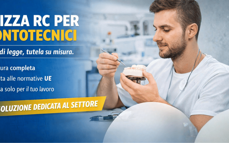 Polizza RC per odontotecnici: obbligo di legge e nuova soluzione dedicata alla categoria